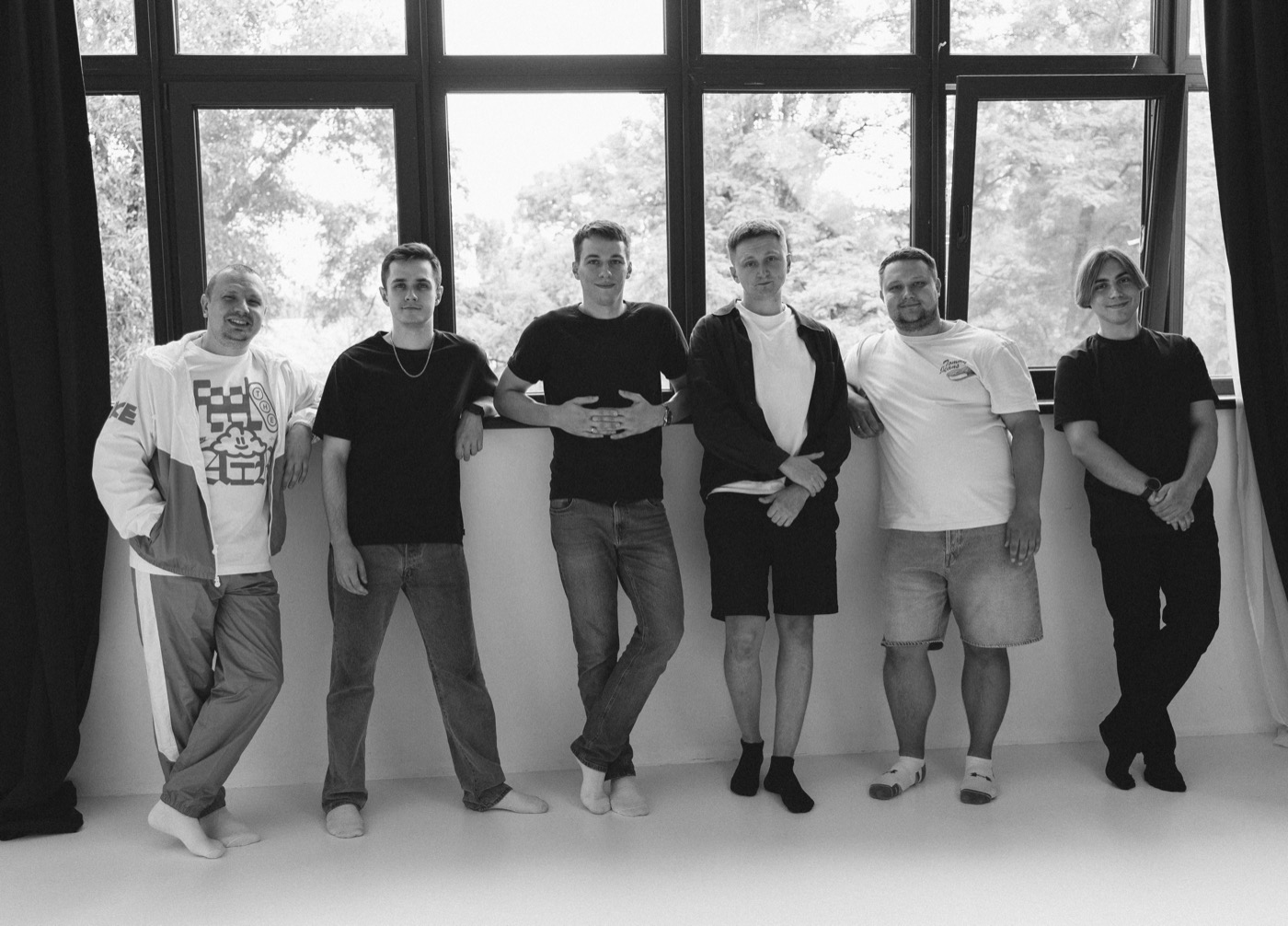 The Drizzle Outsource team at the studio